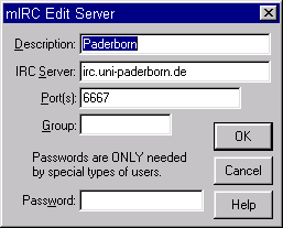 mIRC Edit Server